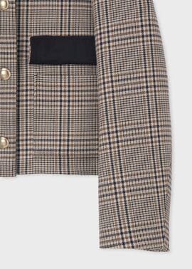 ウィメンズ クラシックチェック ノーカラー ジャケット ｜ポール・スミス