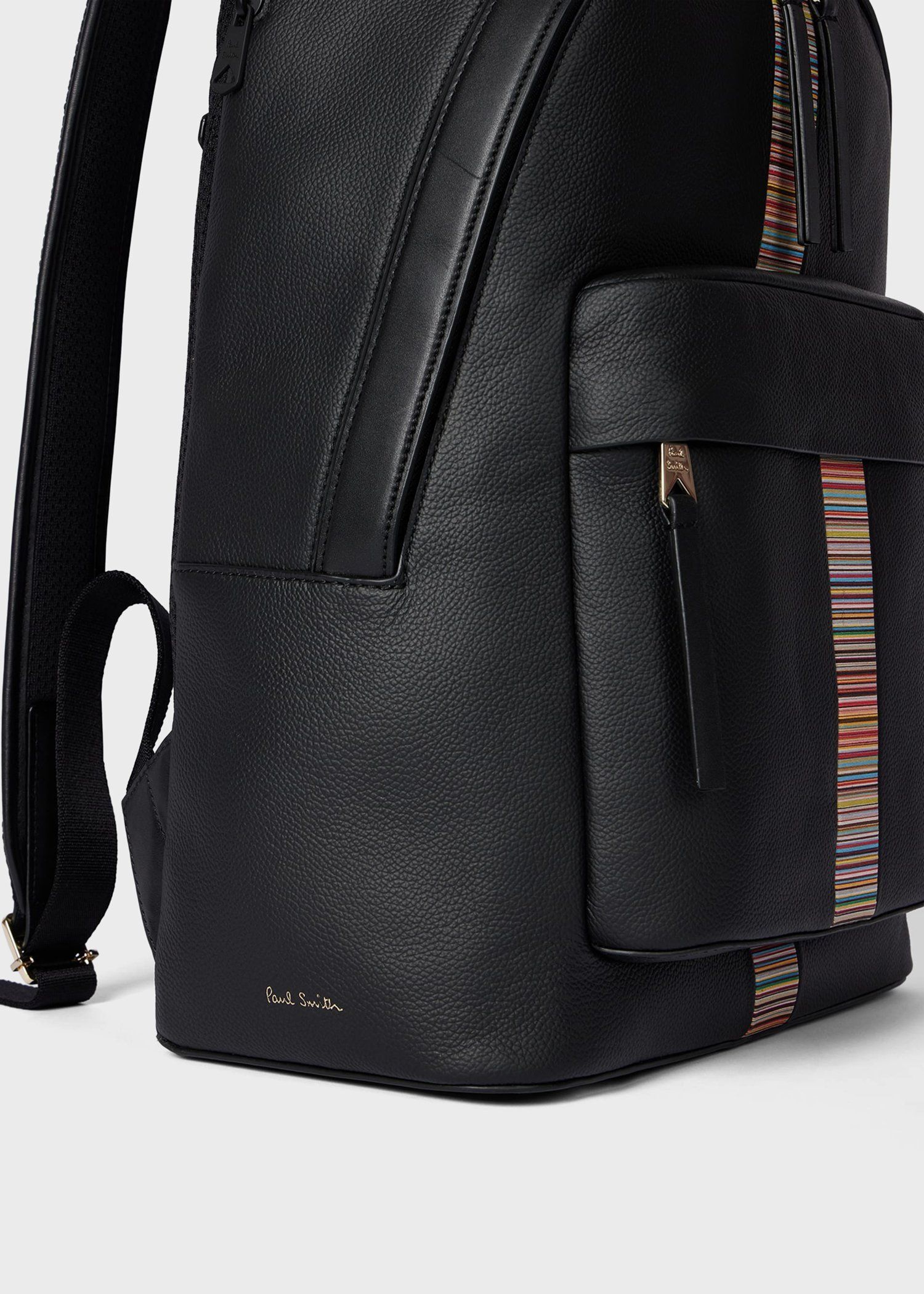 シグネチャーストライプトリム リュック ｜ポール・スミス