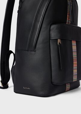 シグネチャーストライプトリム リュック ｜ポール・スミス