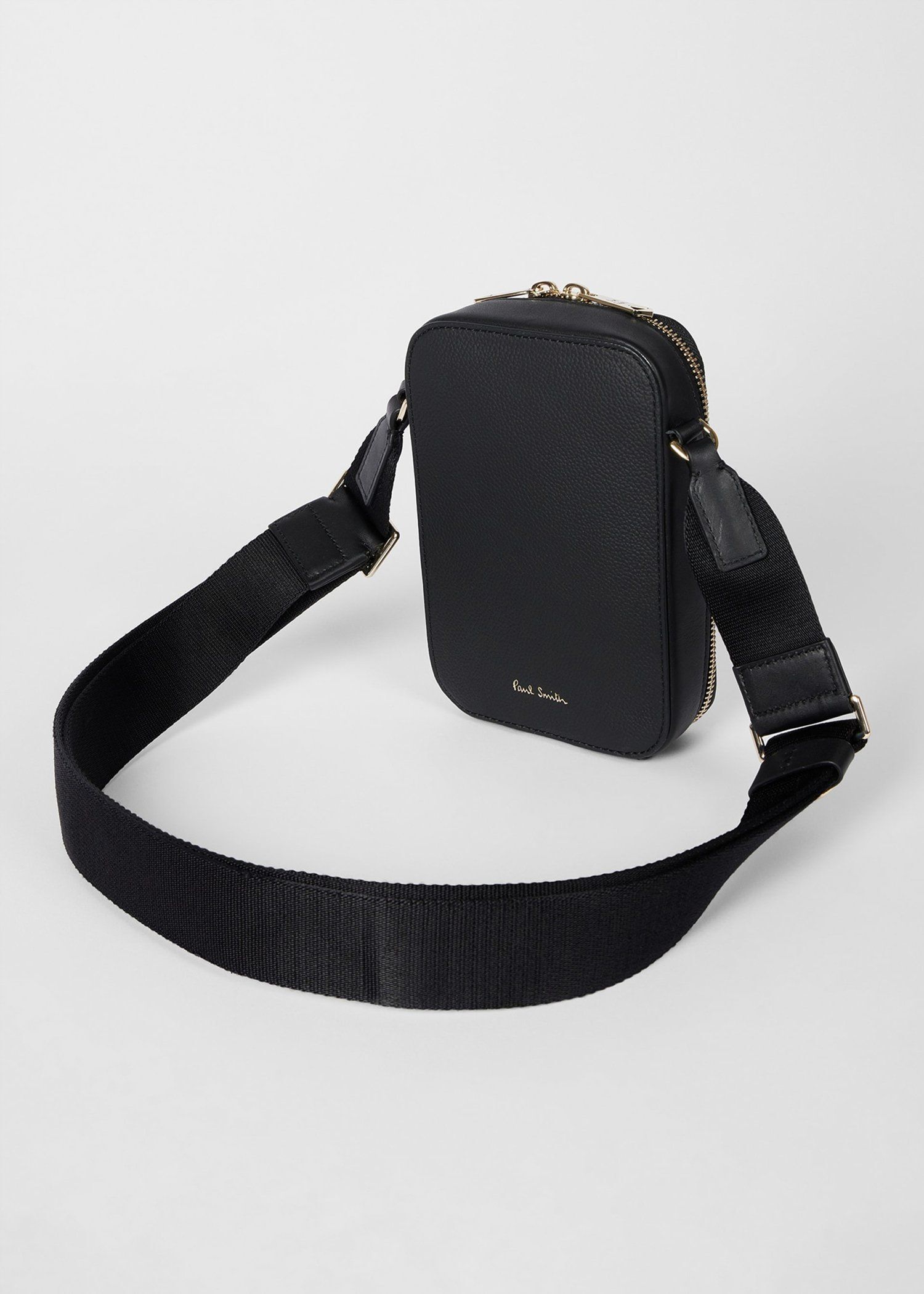 シグネチャーストライプトリム ショルダーバッグ ｜ポール・スミス