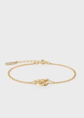 ウィメンズ "Double Ring Motif" ブレスレット