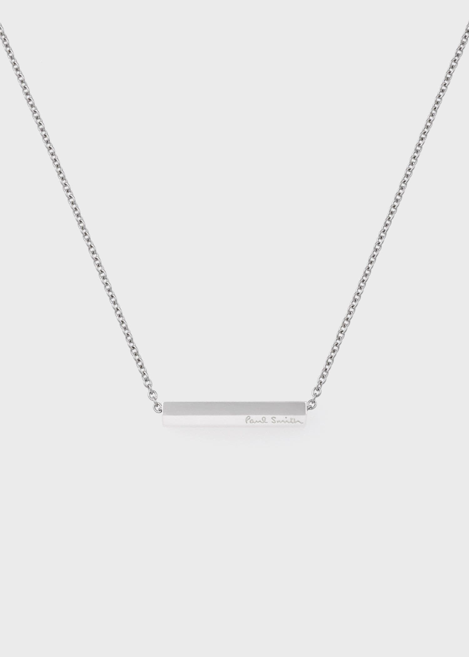 "Logo Tube" ネックレス