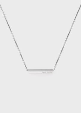 "Logo Tube" ネックレス