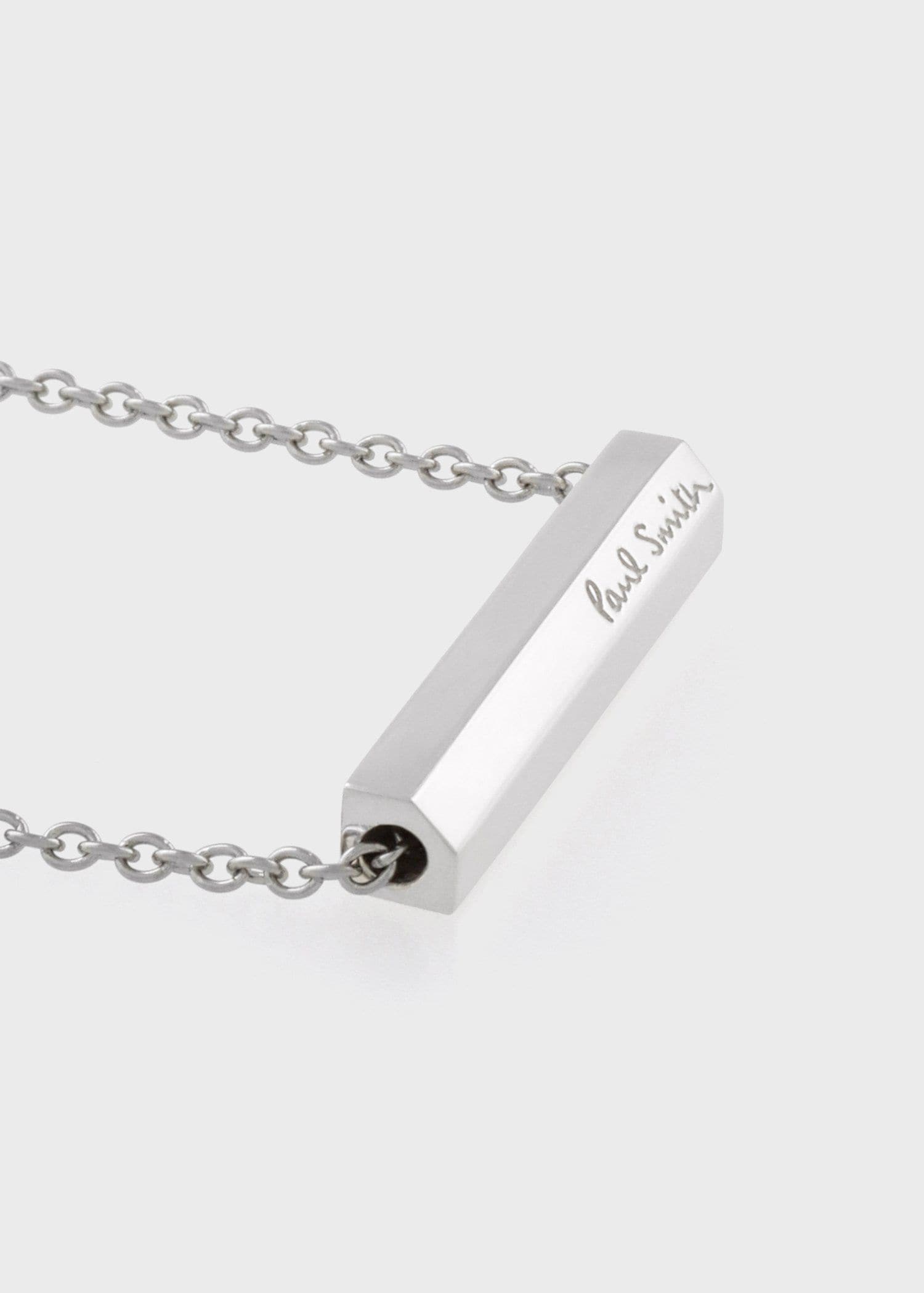 "Logo Tube" ネックレス