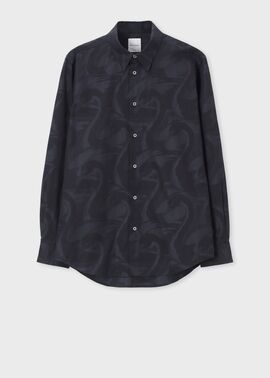 N-281 paul smith ポールスミス　ラムレザーシャツ　M ブラック N-281 paul smith ポールスミス ラムレザーシャツ M ブラック