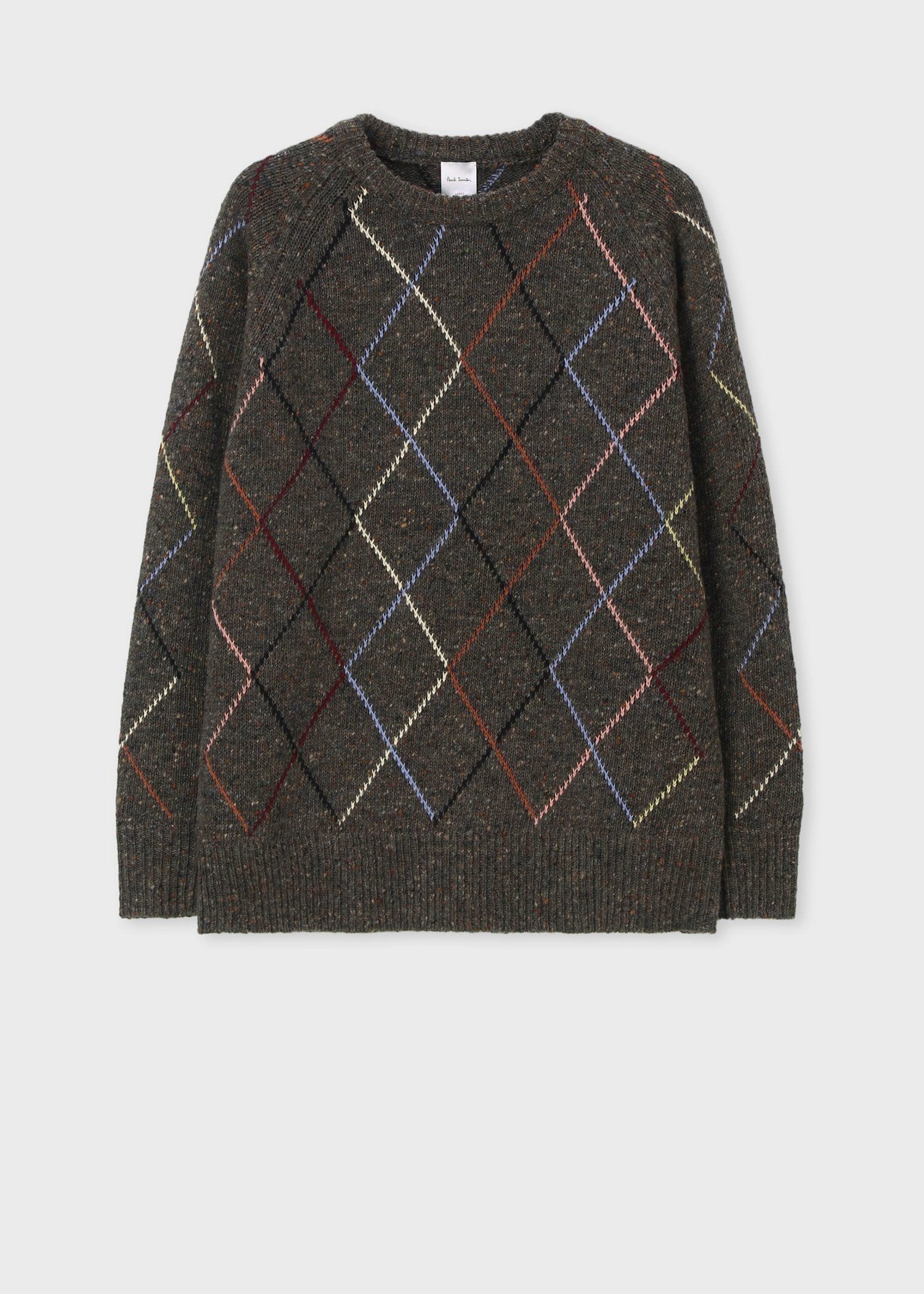 マルチアーガイル クルーネックニット ｜ポール・スミス