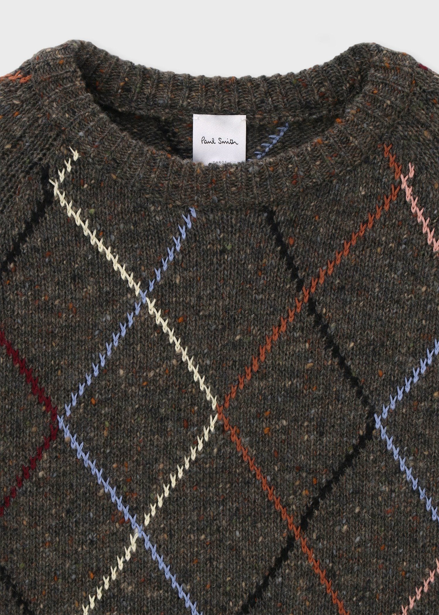 マルチアーガイル クルーネックニット ｜ポール・スミス