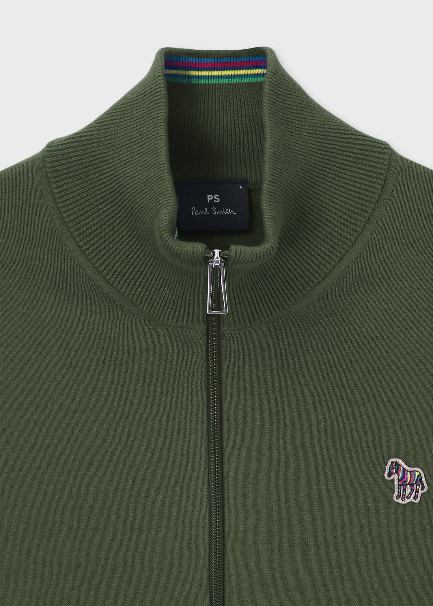 "Zebra" ジップアップニット