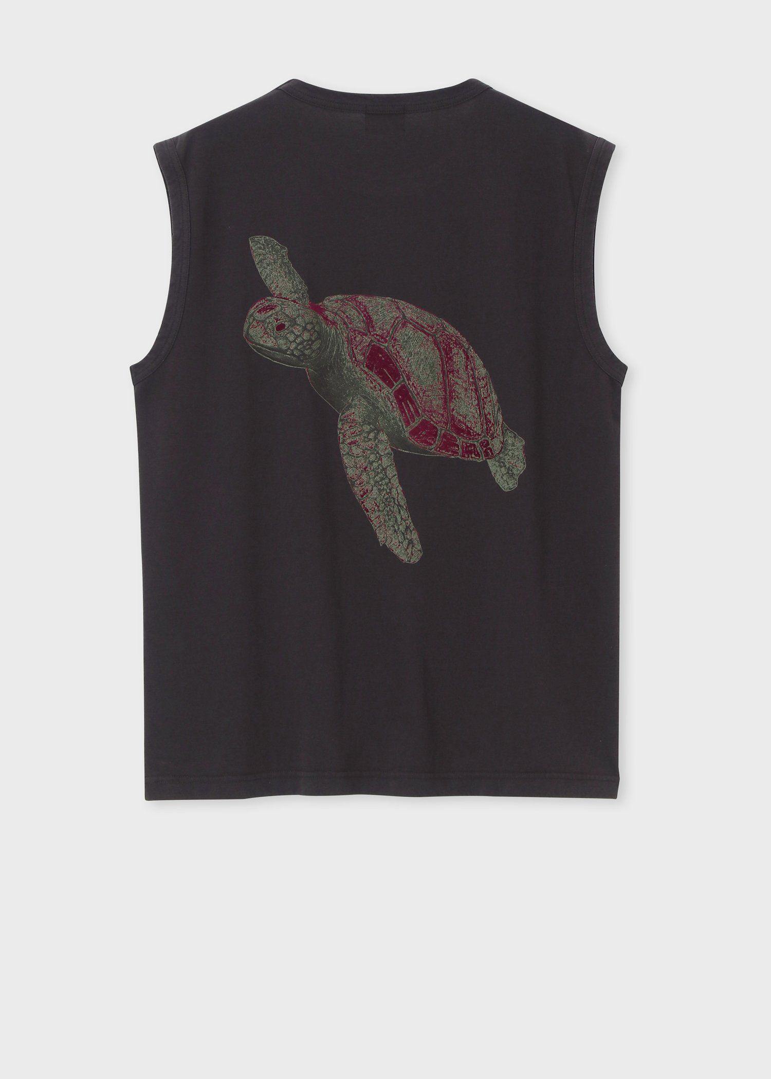 RED EAR フェードロゴ ノースリーブカットソー