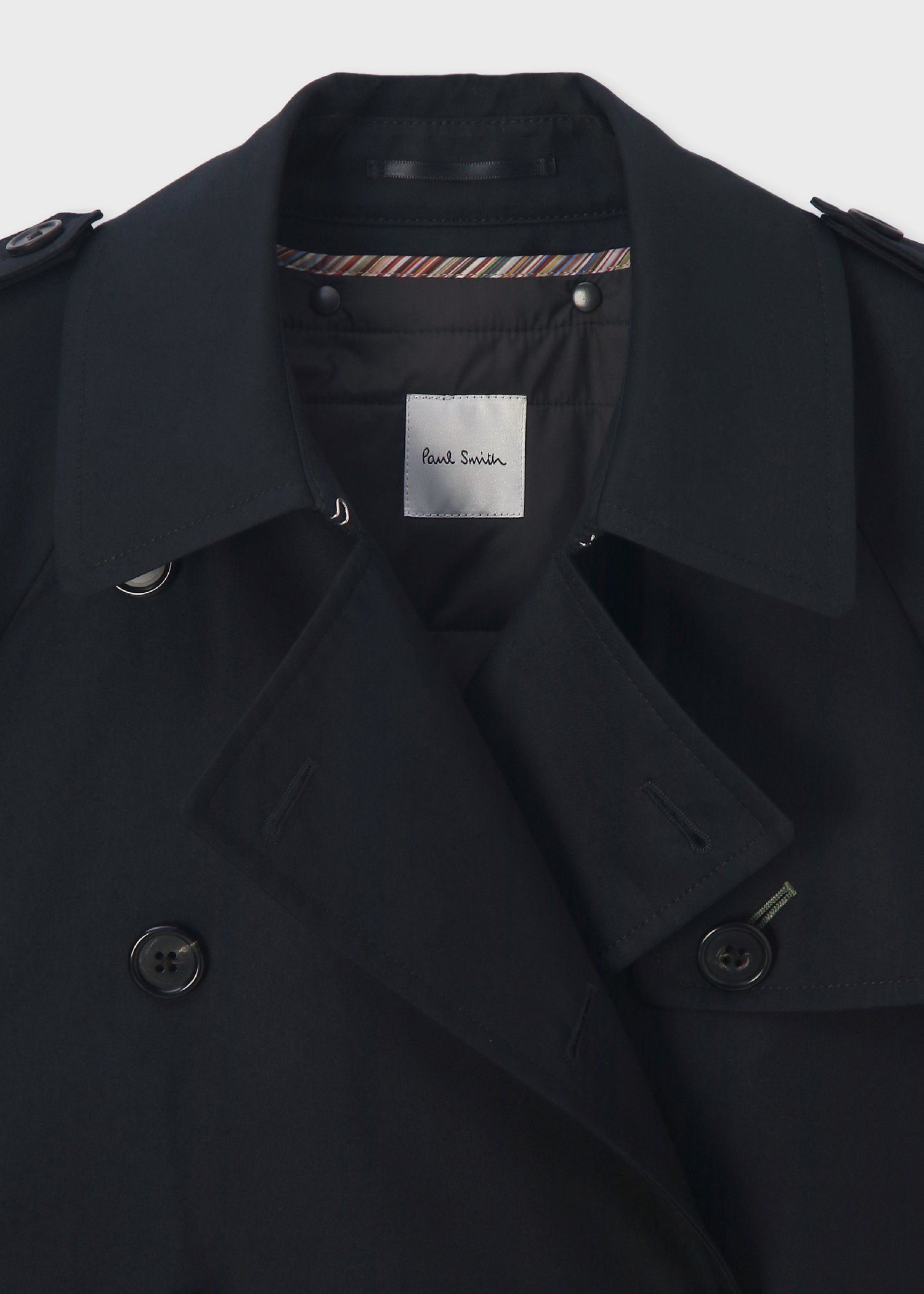 ウィメンズ リラックス トレンチコート（ネイビー） ｜ポール・スミス