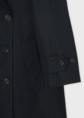 ウィメンズ リラックス トレンチコート（ネイビー） ｜ポール・スミス