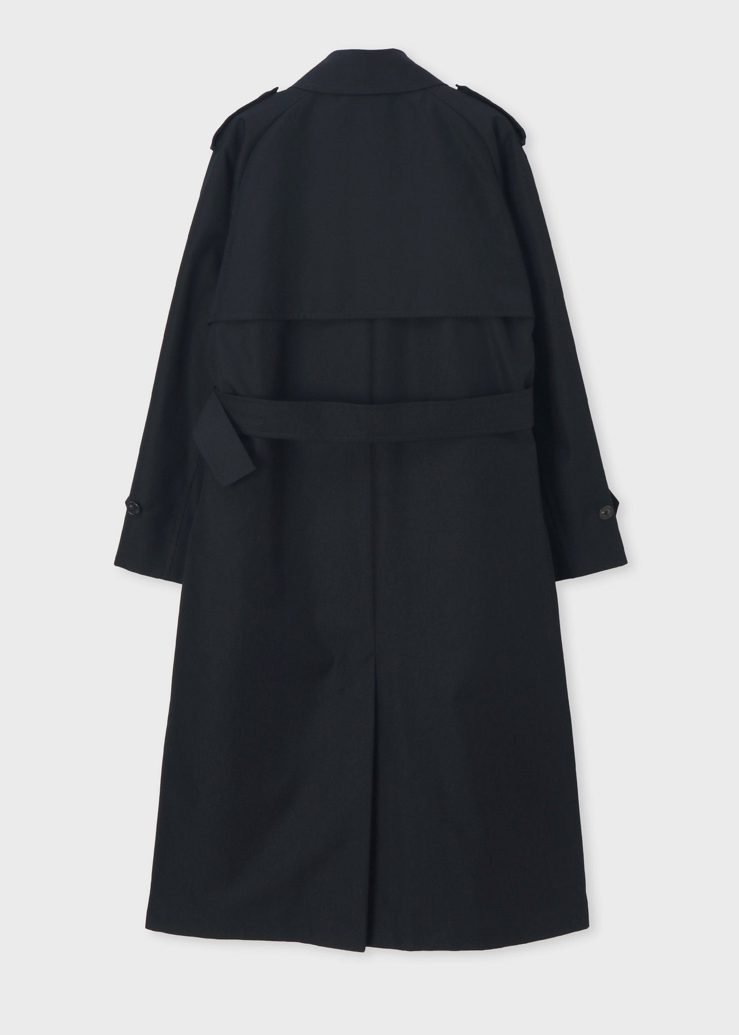 ウィメンズ リラックス トレンチコート（ネイビー） ｜ポール・スミス