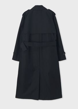 ウィメンズ リラックス トレンチコート（ネイビー） ｜ポール・スミス