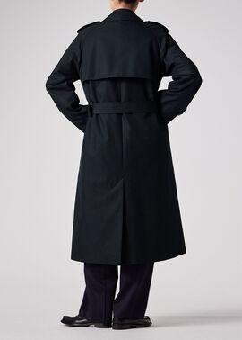 ウィメンズ リラックス トレンチコート（ネイビー） ｜ポール・スミス