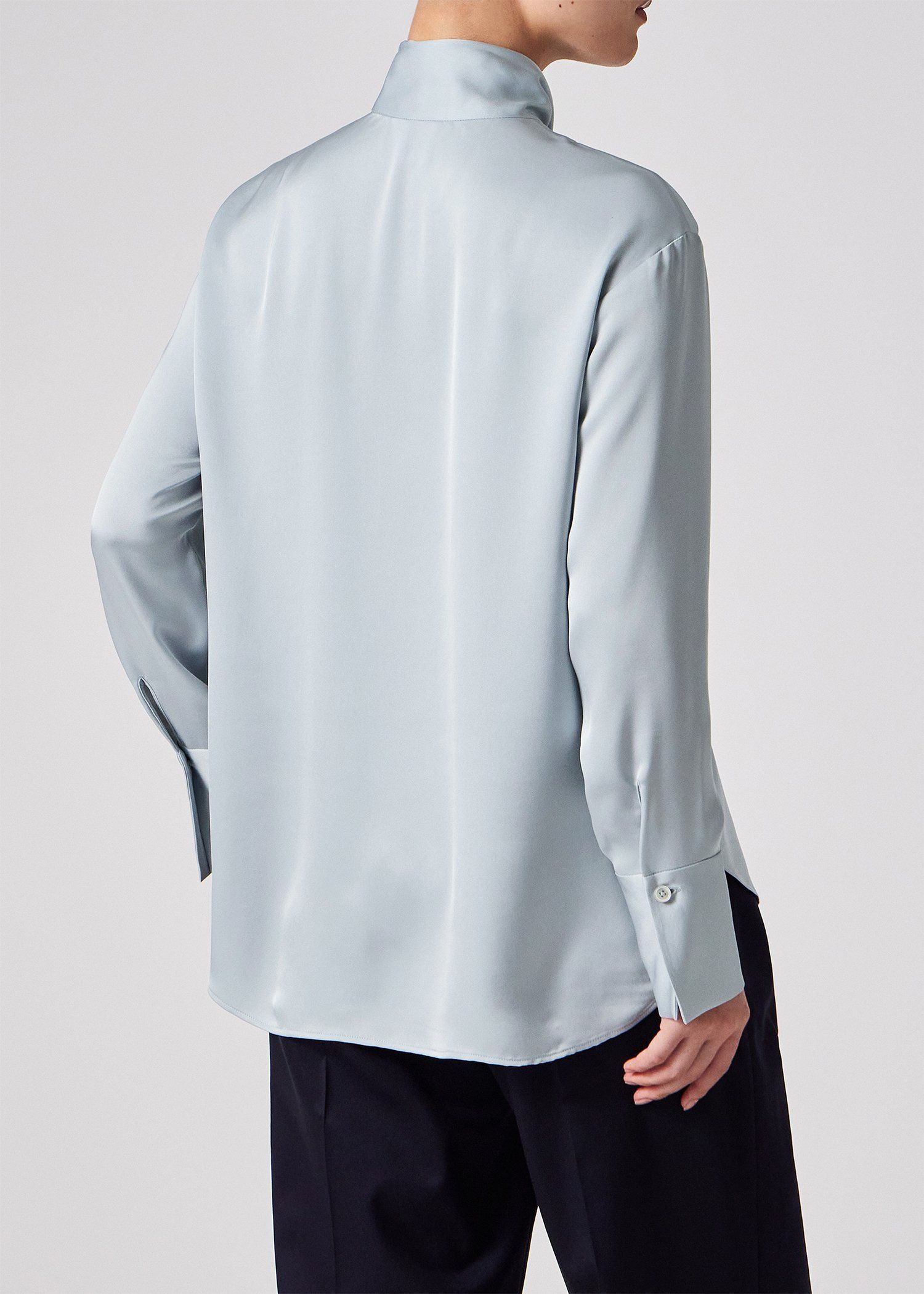 Paul Smith 　ボウタイブラウス ウィメンズ サテン ボウタイ ブラウス（オフホワイト） ｜ポール・スミス