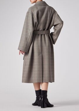 貴重46L❣️セール✨新品タグ付きポールスミス チェック柄 毛コート