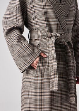 ウィメンズ クラシックチェック ロングコート ｜ポール・スミス