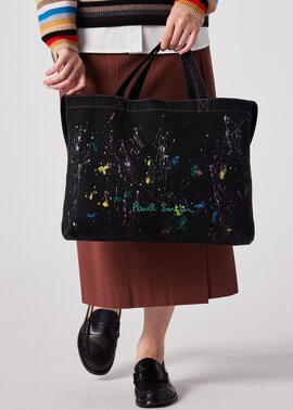 Paul Smith Logo スプラッシュペイント トートバッグ ｜ポール・スミス