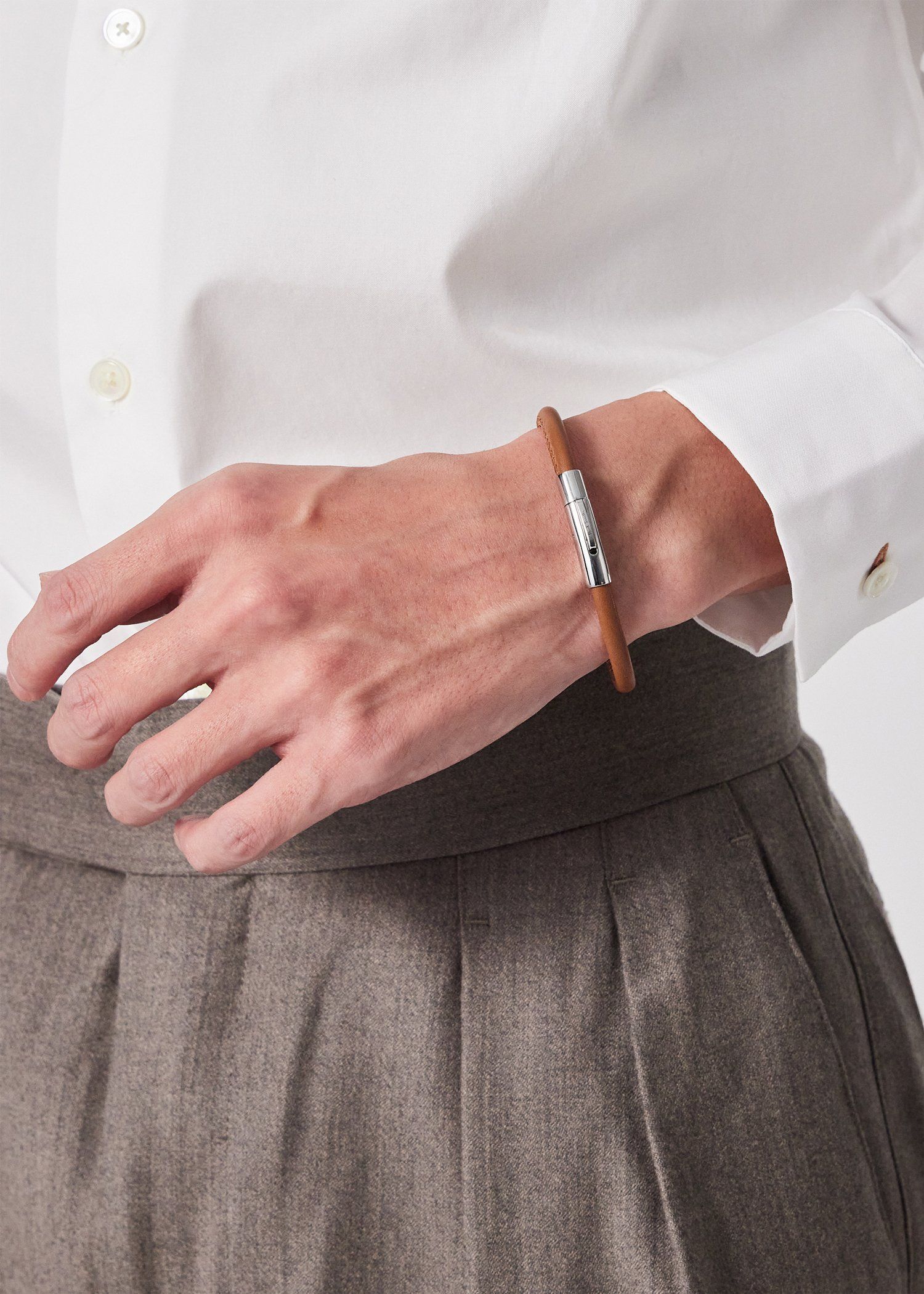 RAF SIMONS 2006SS 極少生産 レーザーカット レザーブレスレット スマートレザーブレスレット(フリーサイズ) / SGB-154 – BLESS