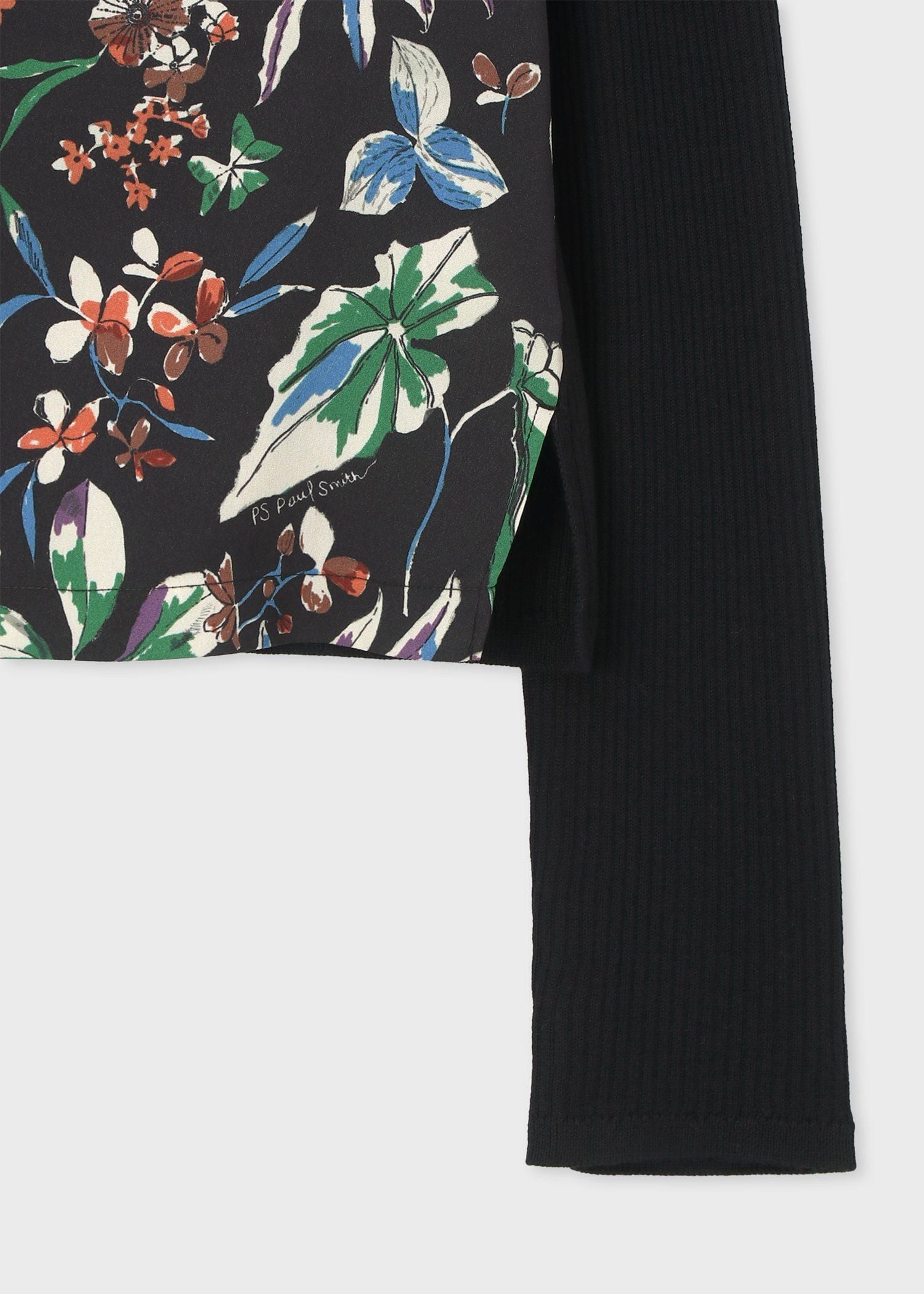 ウィメンズ "Number Floral" プルオーバー コンビ ニット