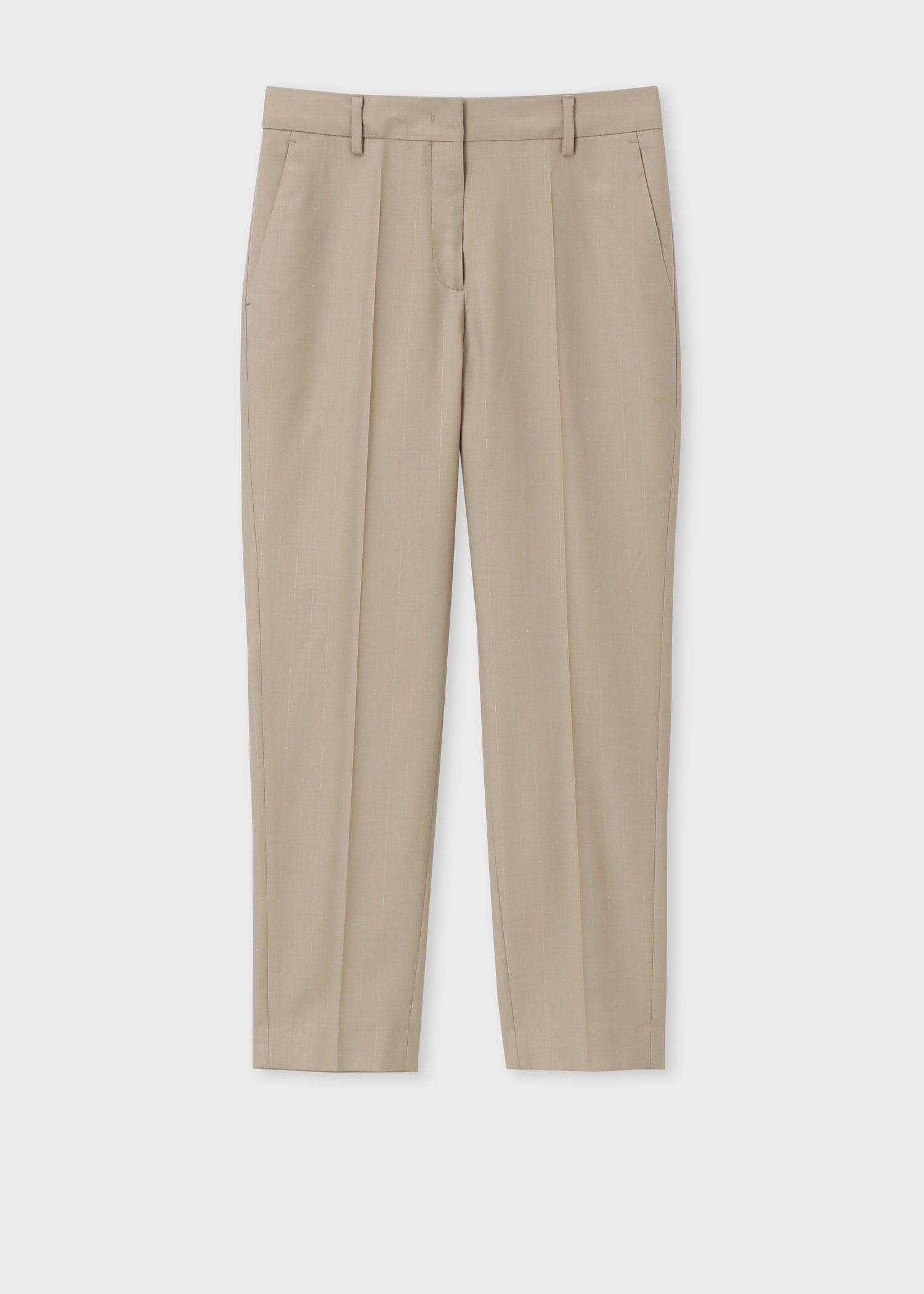 ウィメンズ ドビーピンドット テーパードパンツ