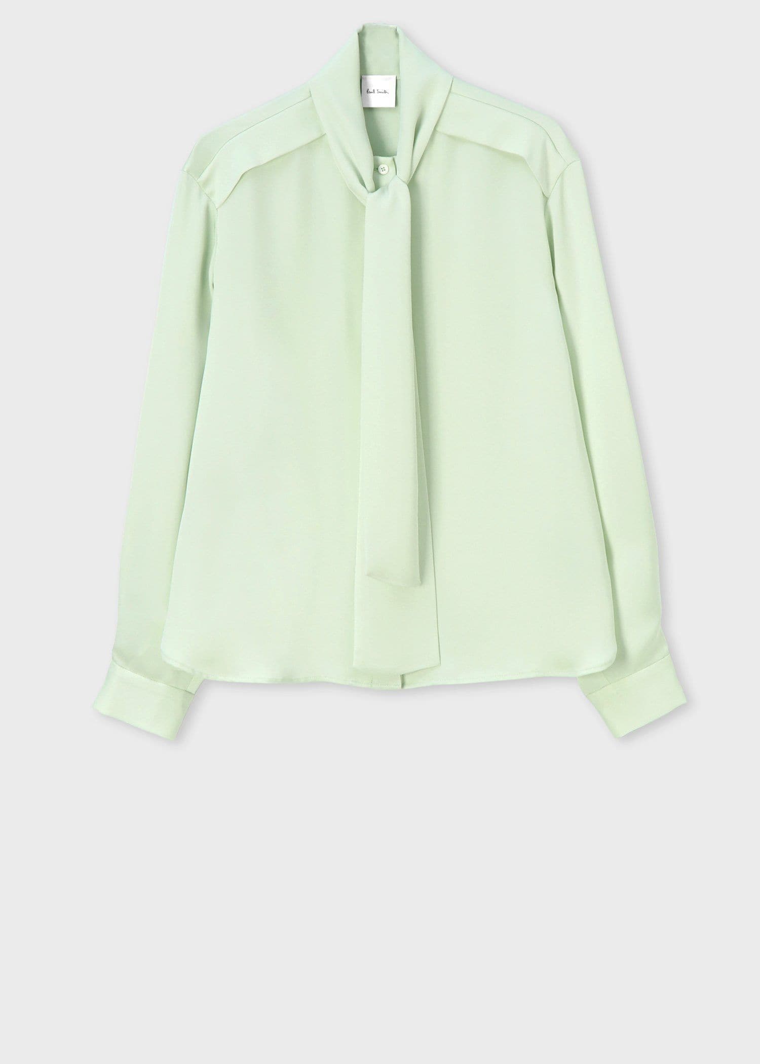 ウィメンズ サテンボウタイ ブラウス