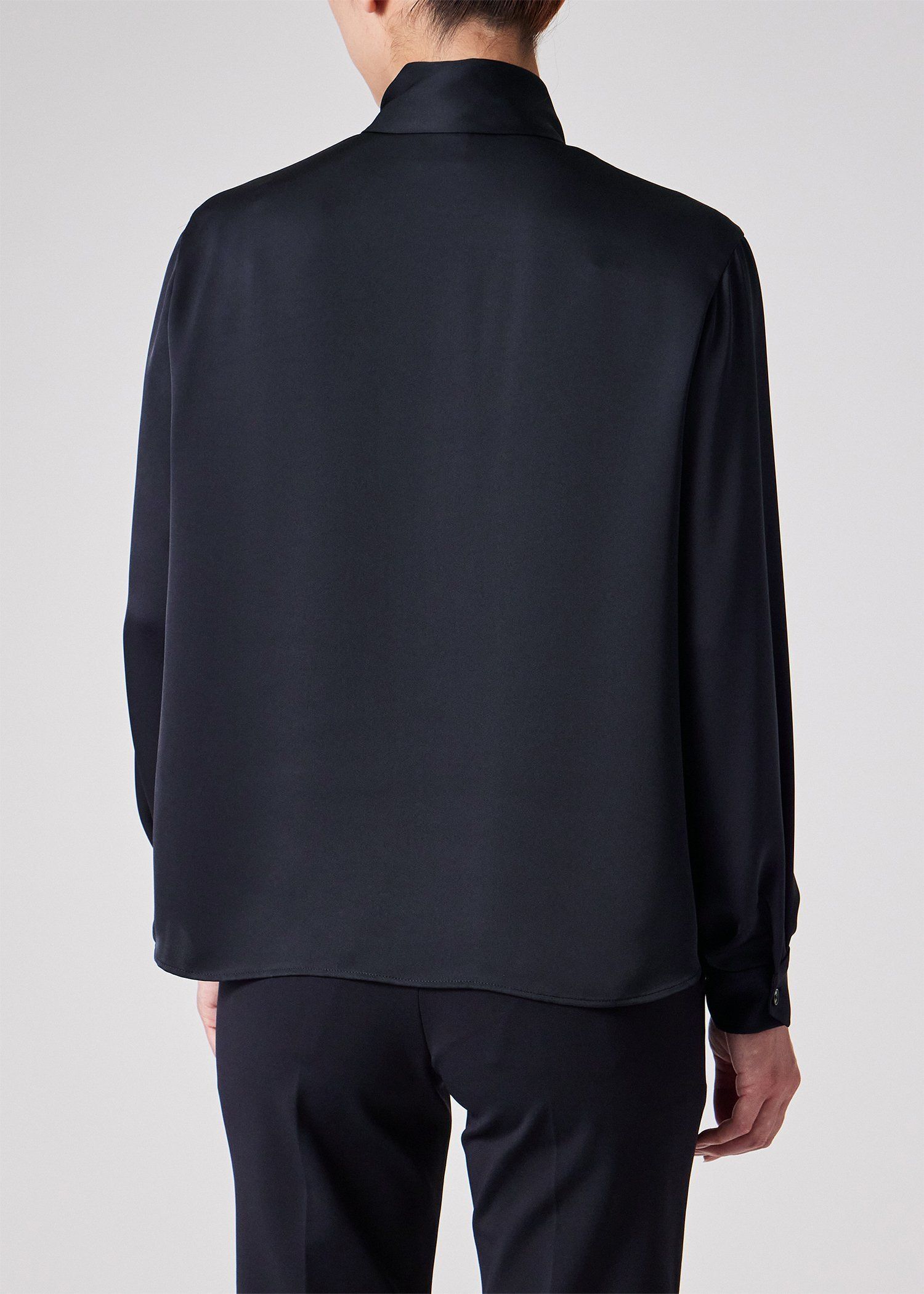 ウィメンズ サテンボウタイ ブラウス