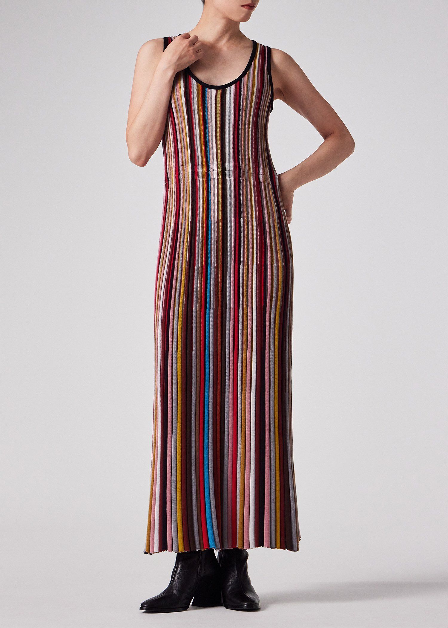 ウィメンズ "Signature Stripe" ノースリーブ ニットドレス