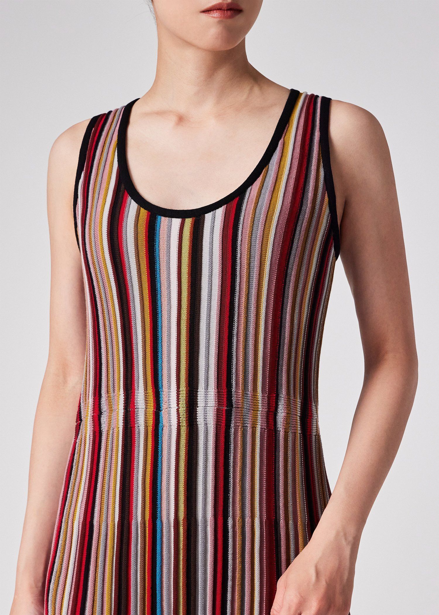 ウィメンズ "Signature Stripe" ノースリーブ ニットドレス