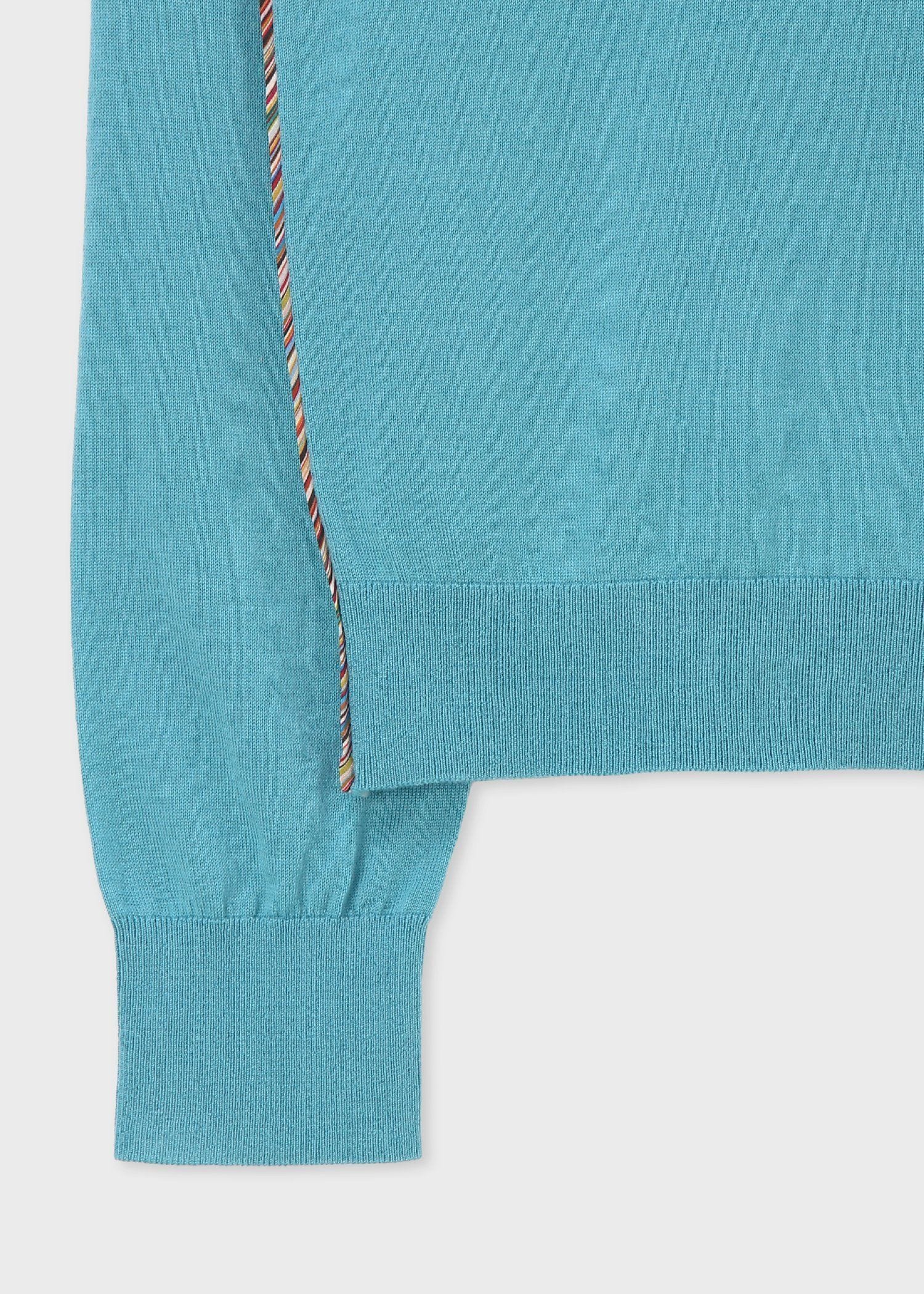 ウィメンズ ドレープウール ストライプ タートルネック ニット