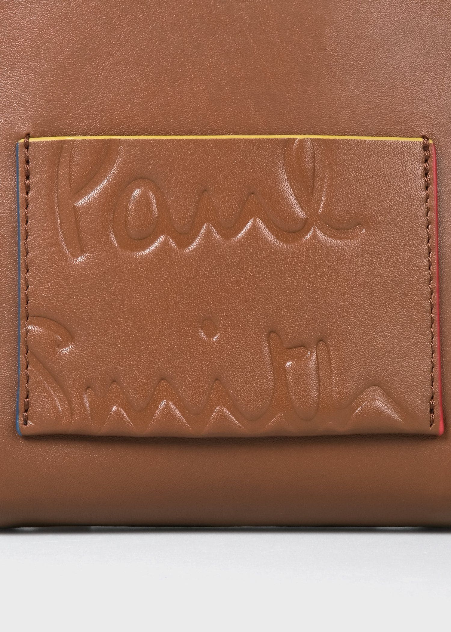 ブランデッドカラーエッジ クロスボディバッグ