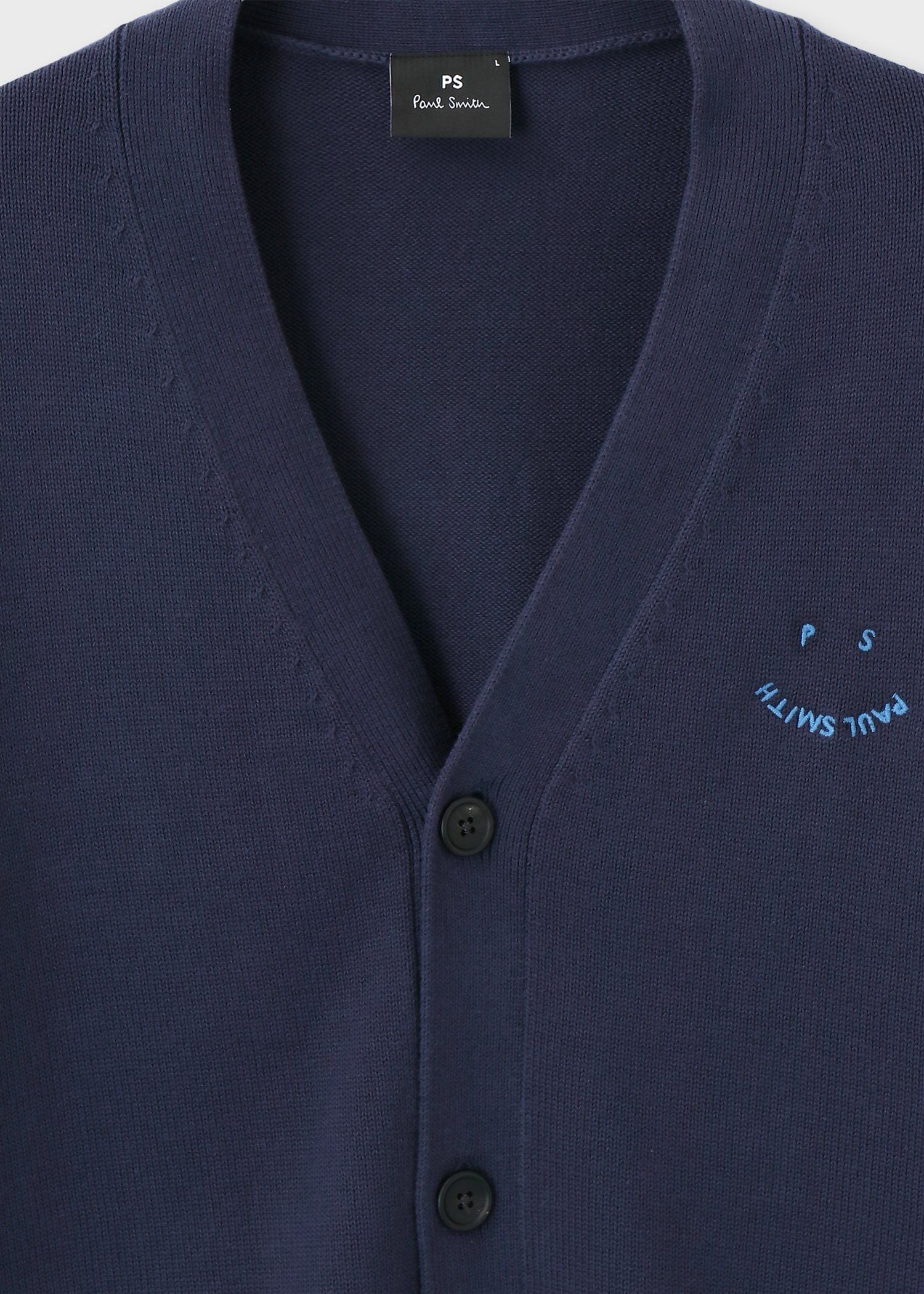 "Happy" バイカラーカーディガン