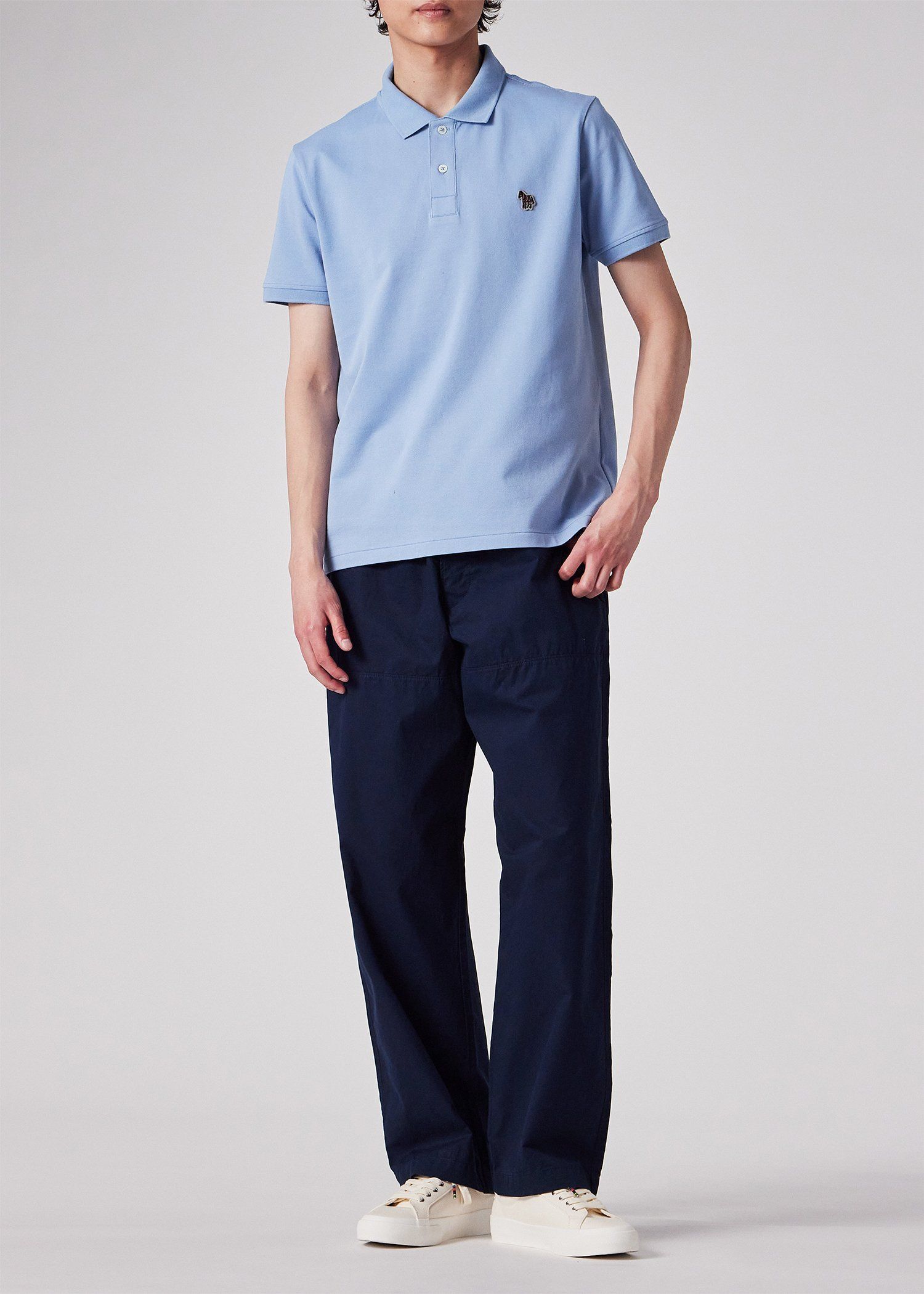 "Sports Stripe Zebra" ポロシャツ