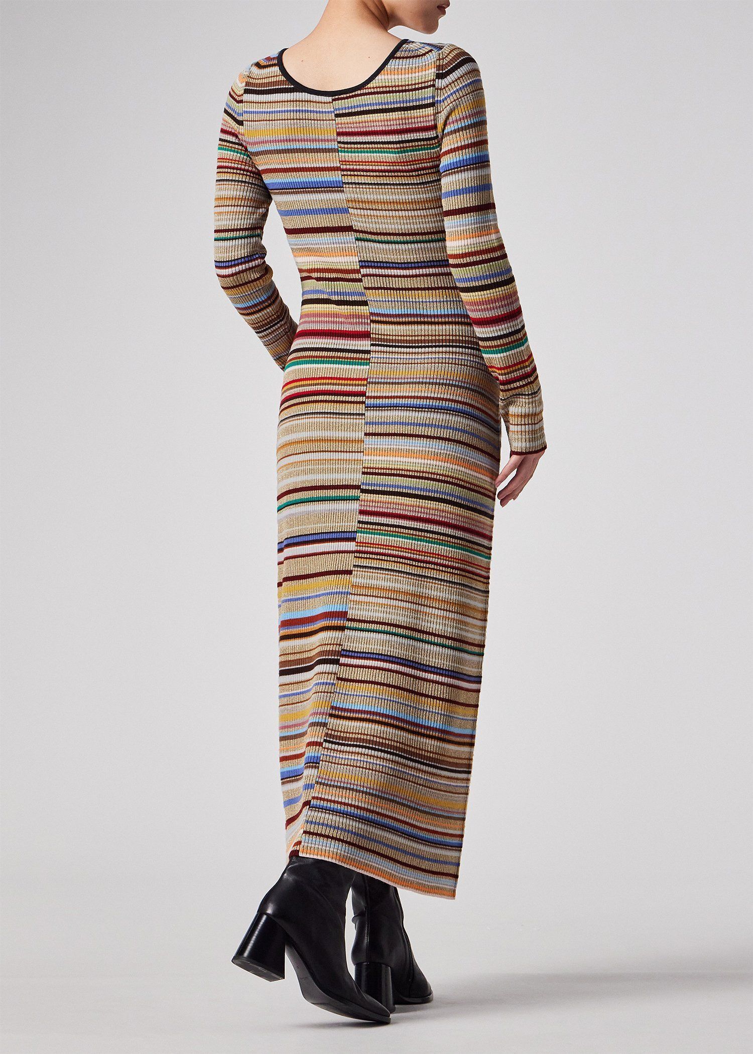 ウィメンズ "Signature Stripe" グリッターニットワンピース