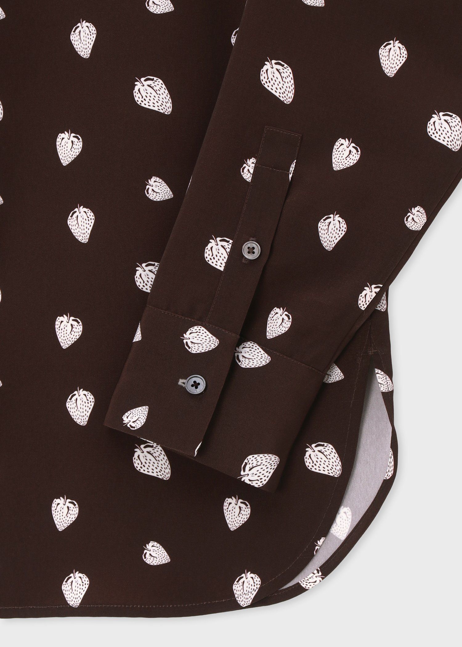 ウィメンズ "Graphic Strawberry" ボウタイ ブラウス