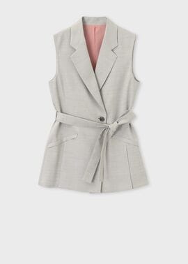 ウィメンズ オケージョン セットアップ ジレ