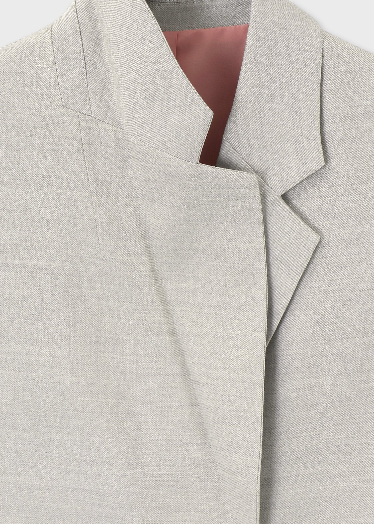 ウィメンズ オケージョン セットアップ ジレ（グレイッシュベージュ