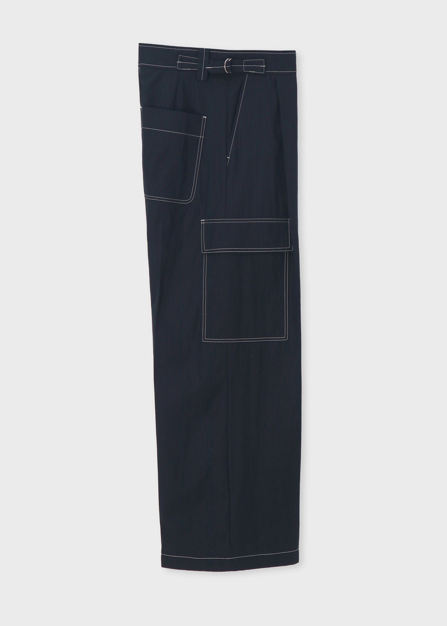 ウィメンズ ツイル カーゴパンツ（ネイビー） ｜ポール・スミス