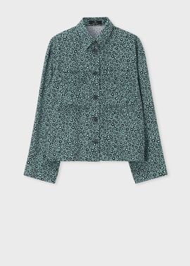 ウィメンズ "Horseshoe Leopard" プリント ブラウス