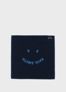 "Happy" リバーシブル ハンカチ