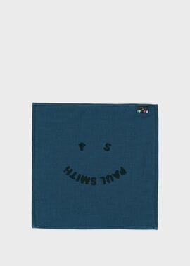 "Happy" リバーシブル ハンカチ