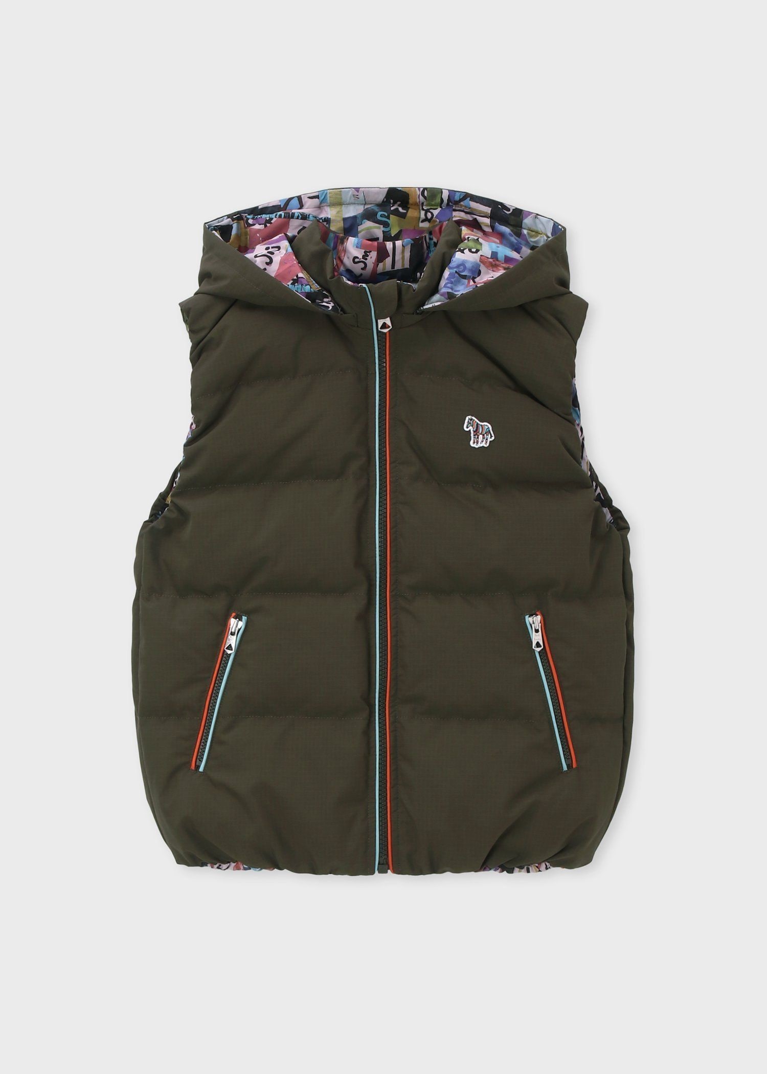 ジュニア リバーシブル ダウンベスト