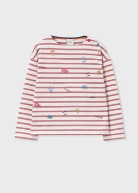 ジュニア パフプリント Tシャツ