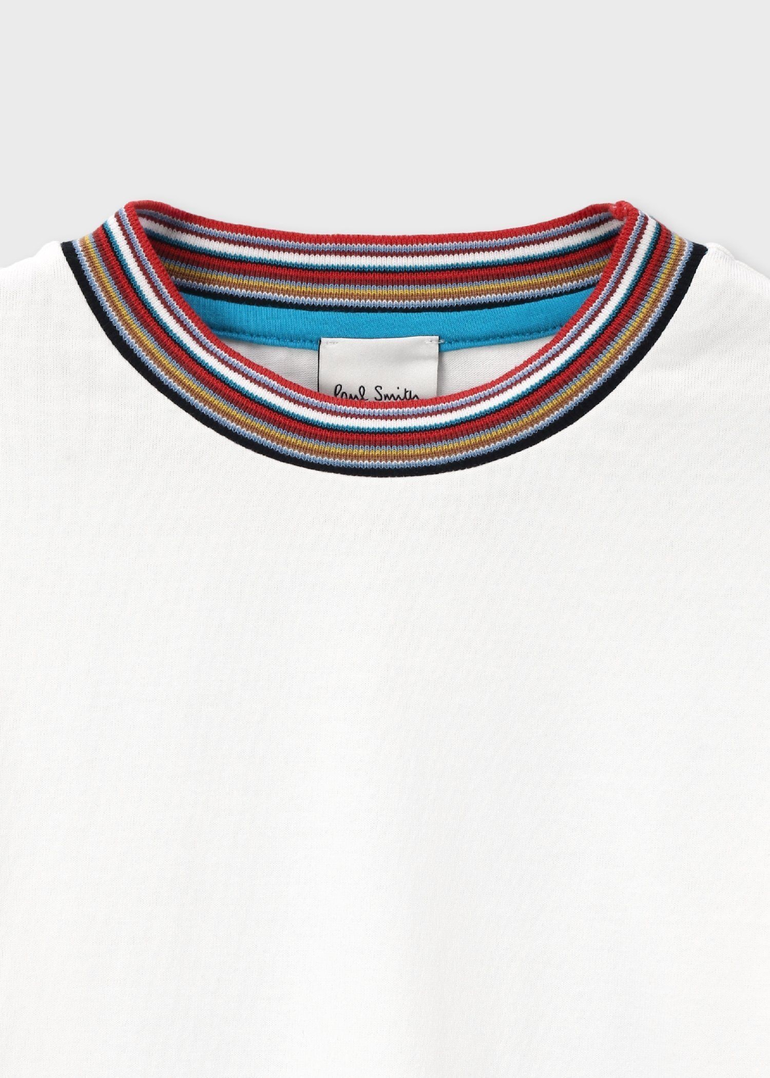 ジュニア シグネチャーストライプリブ カットソー