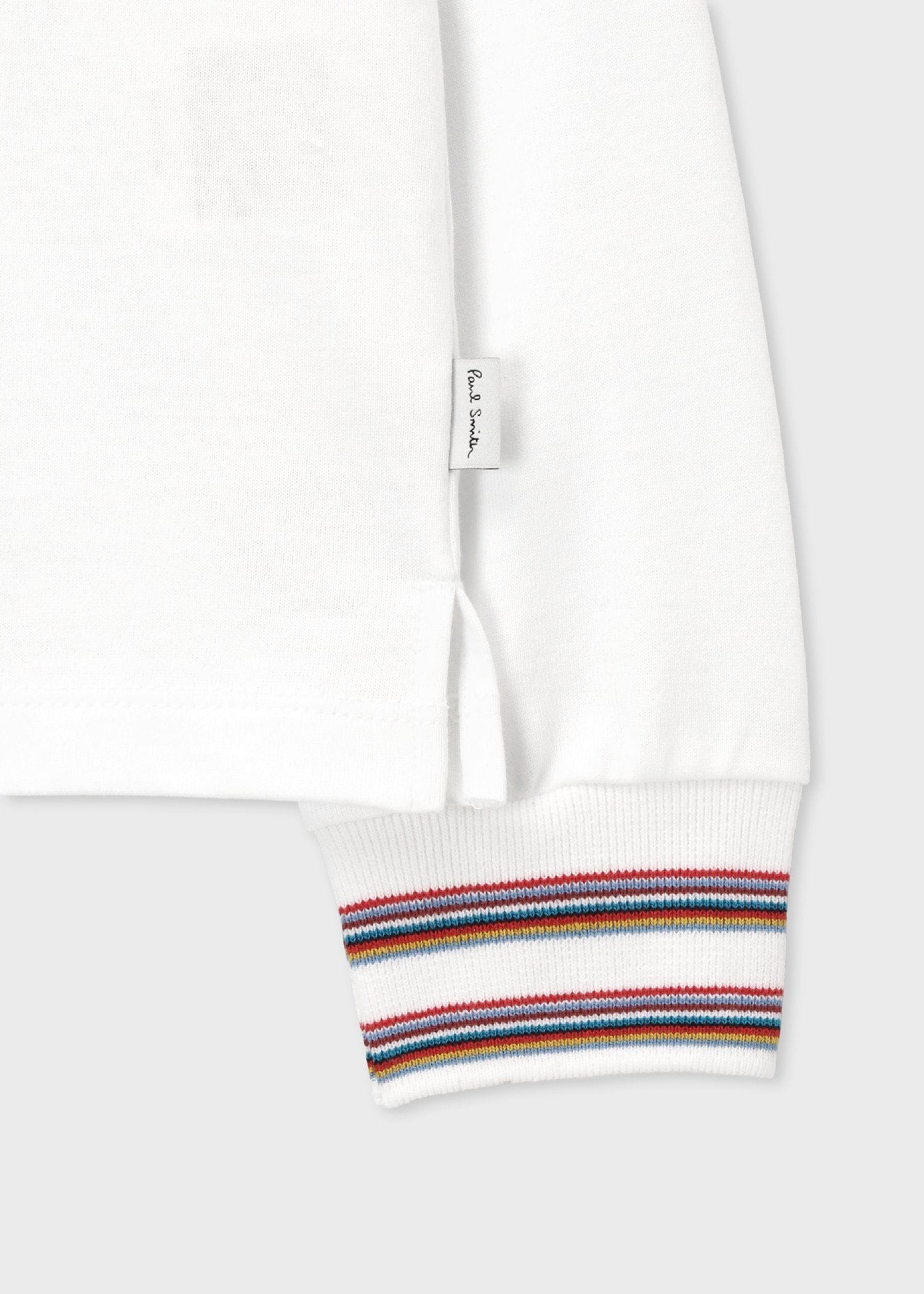 ジュニア シグネチャーストライプリブ カットソー