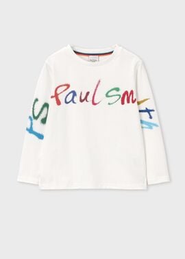 ジュニア スプレーロゴ Tシャツ