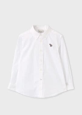 ジュニア ゼブラボタンダウン シャツ