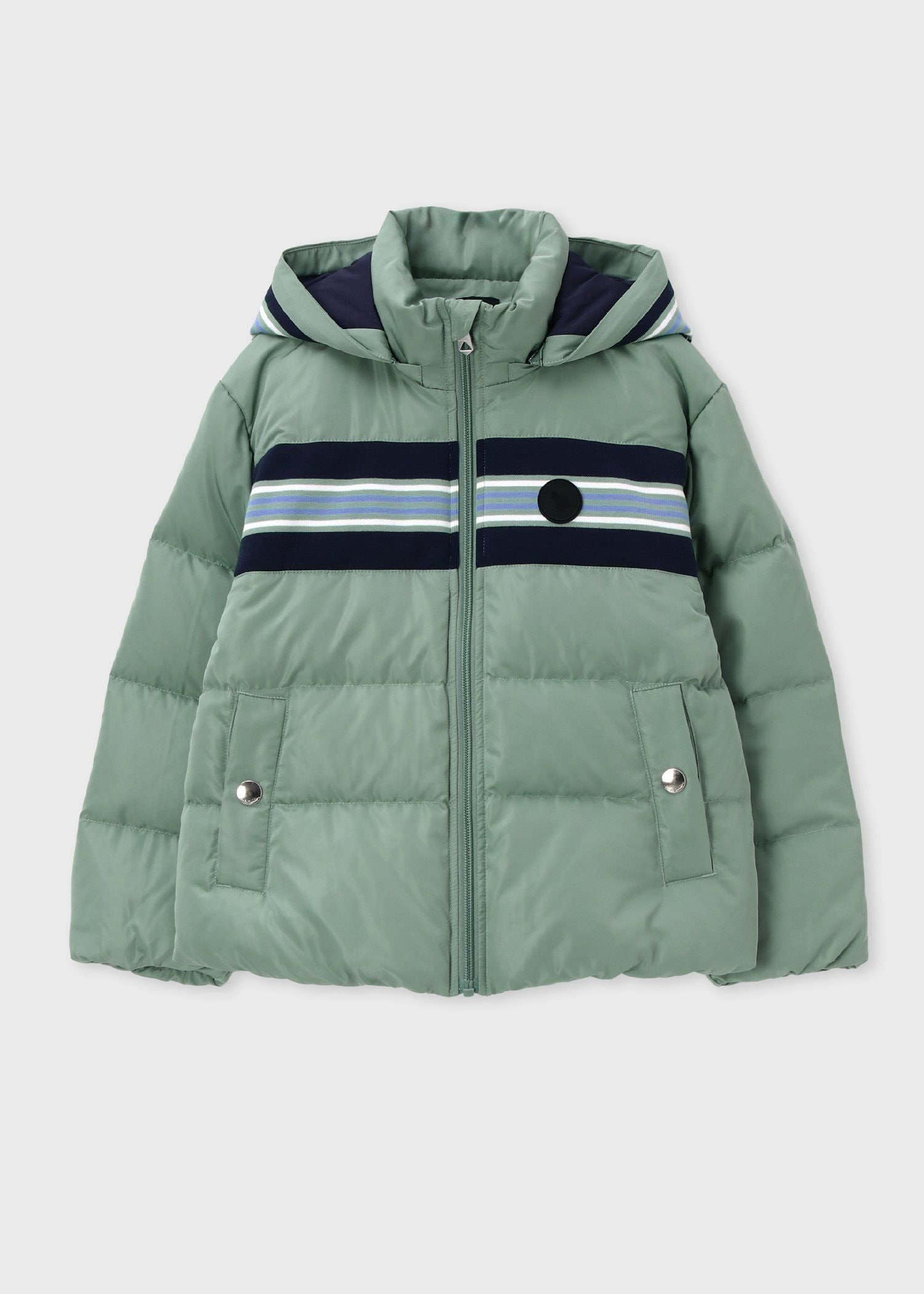 ジュニア パネルリブボーダー ダウンブルゾン