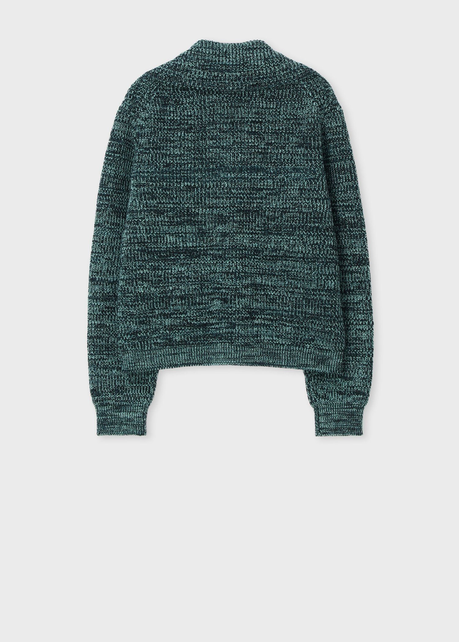 ウィメンズ ニットカラー カーディガン（ブラック） ｜ポール・スミス