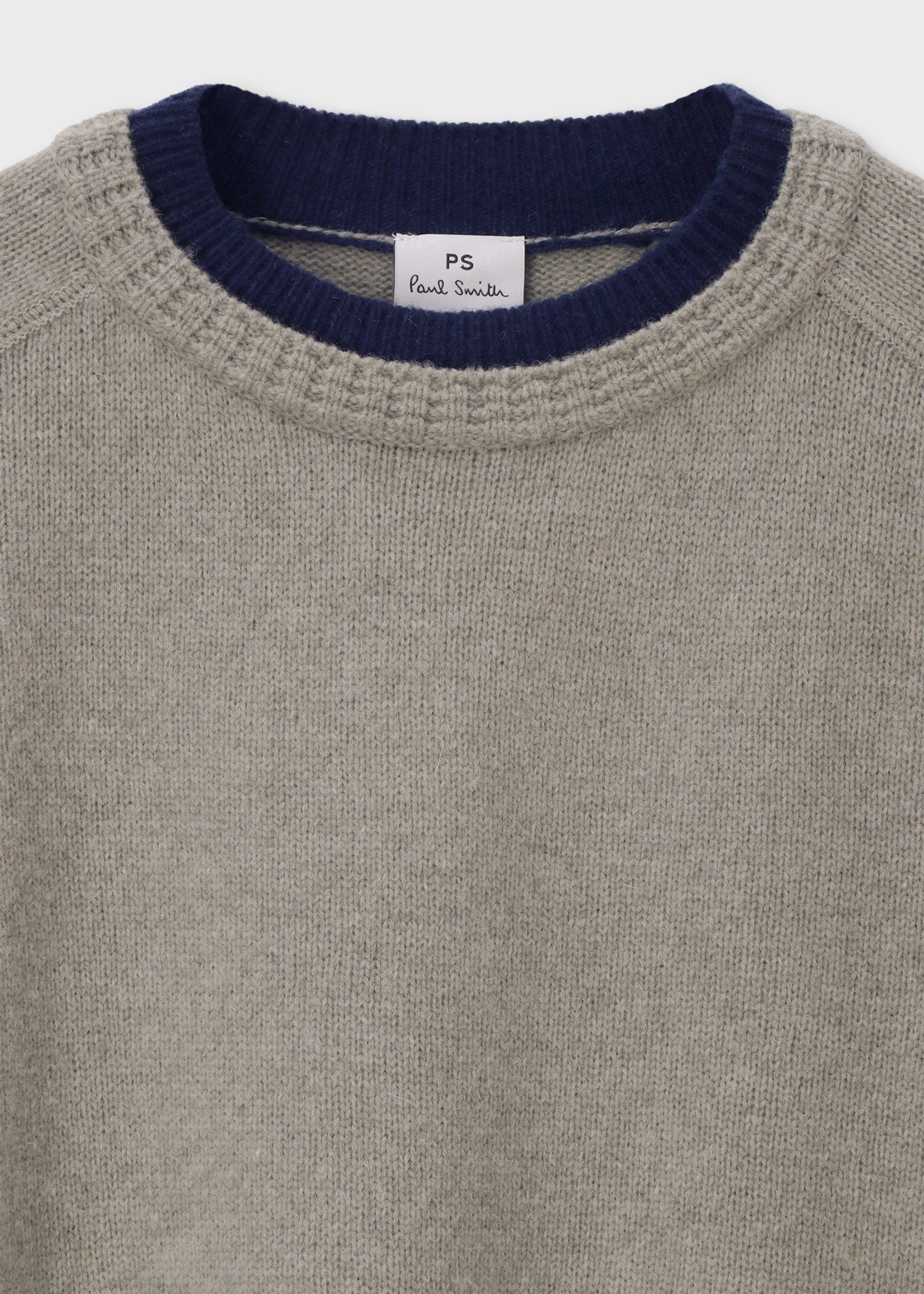 ウィメンズ レイヤードディテール ニット（グレー） ｜ポール・スミス